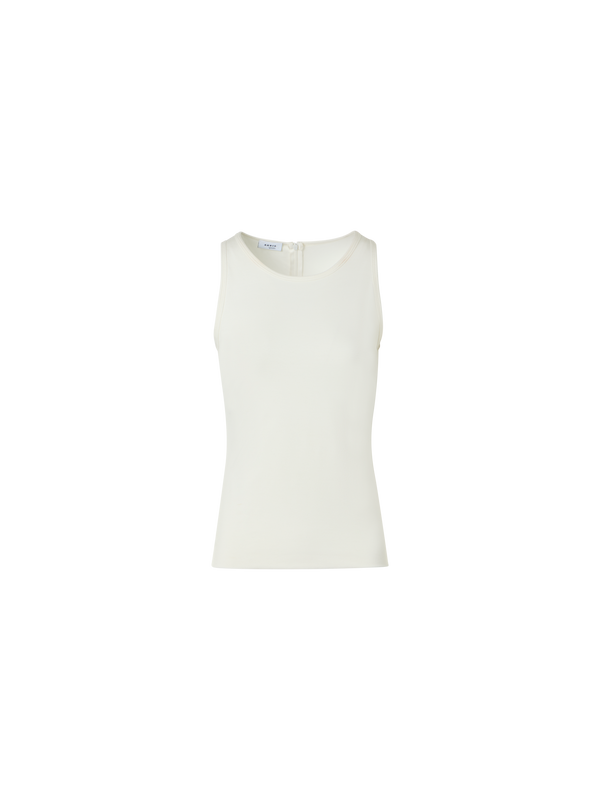 Designer Tailliertes Speedo-Top aus Stretch-Modal-Jersey - Ecru