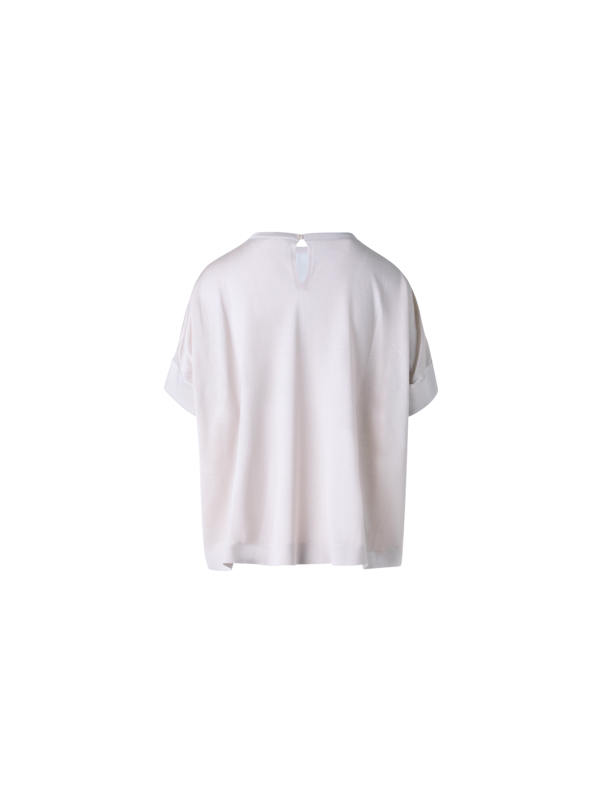 Designer Oversize-Seidenbluse mit Chiaroscuro Druck - Bunt - Beige