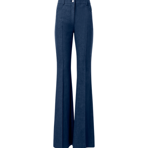 Bootcut Hose aus Baumwoll-Stretch-Denim