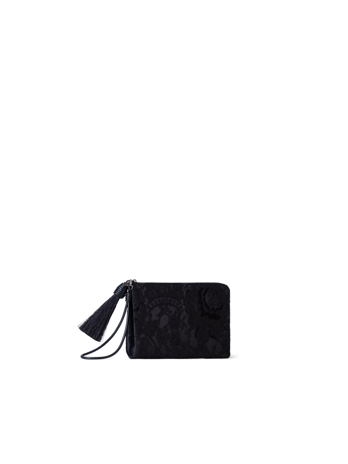 Designer Alexa Tassle Pouch - Schwarz