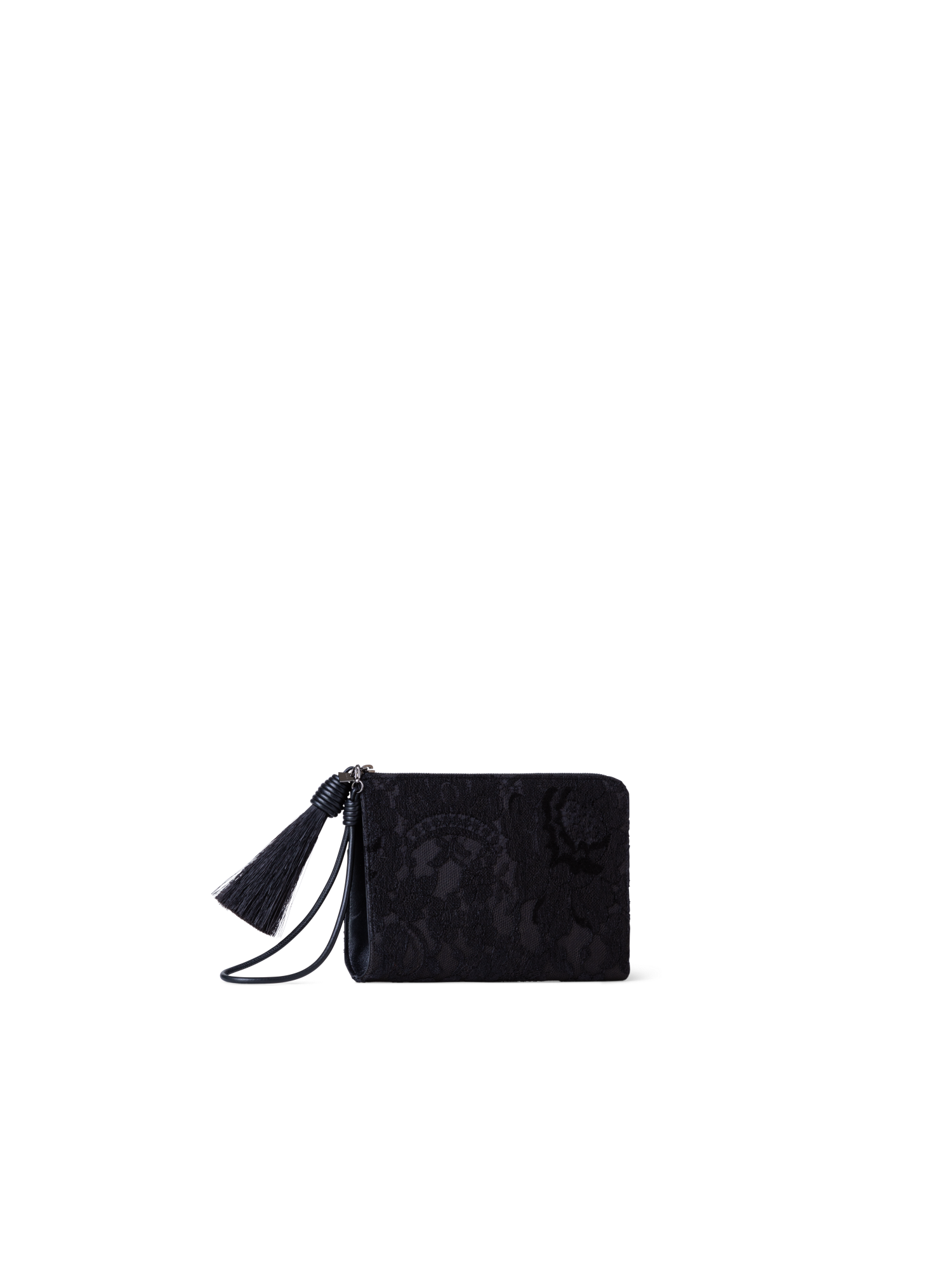 Designer Alexa Tassle Pouch - Schwarz