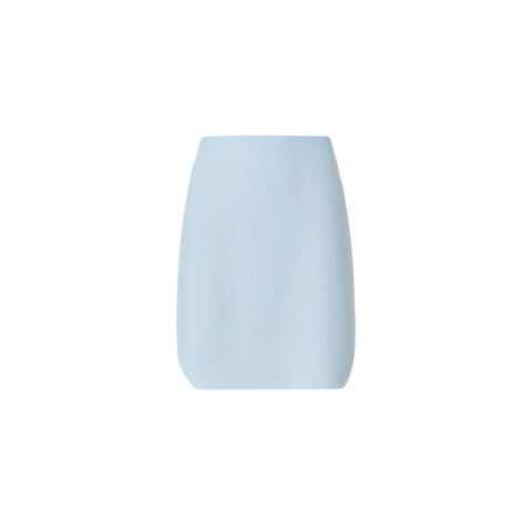 Short Skirt in Cotton Double-Face