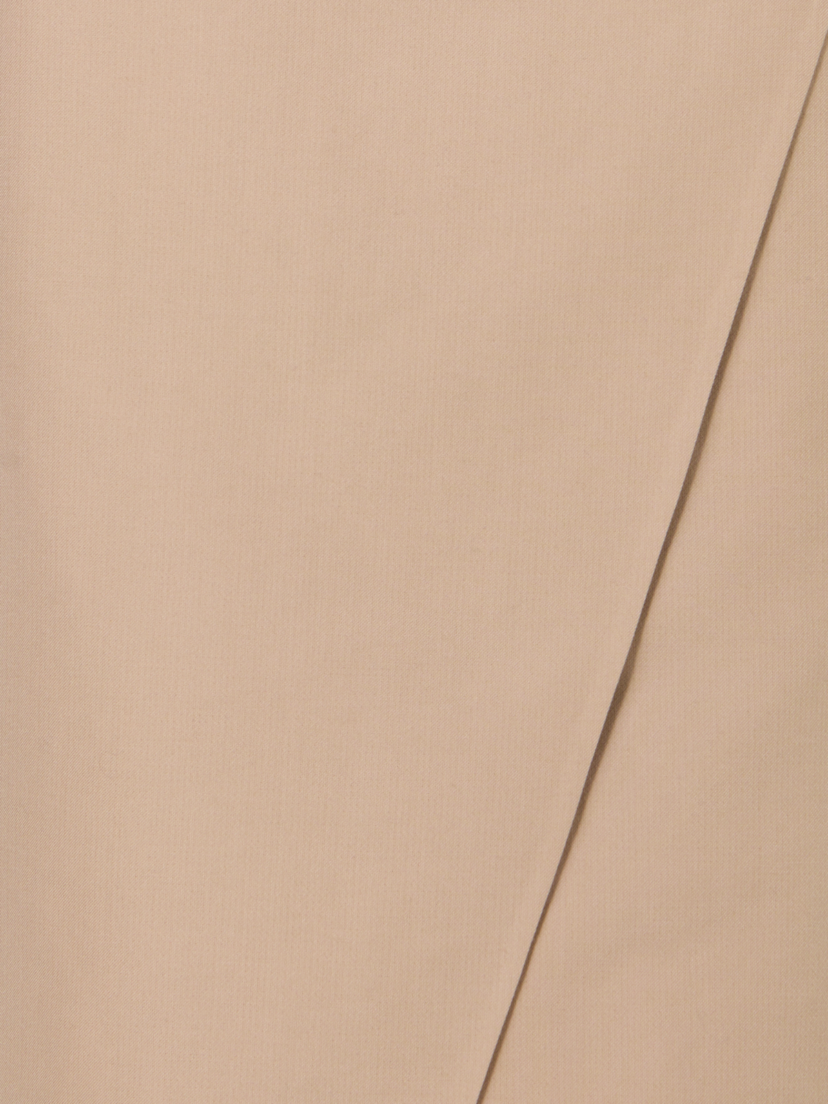 Designer Bleistiftrock aus Baumwoll-Seide-Doubleface - Beige