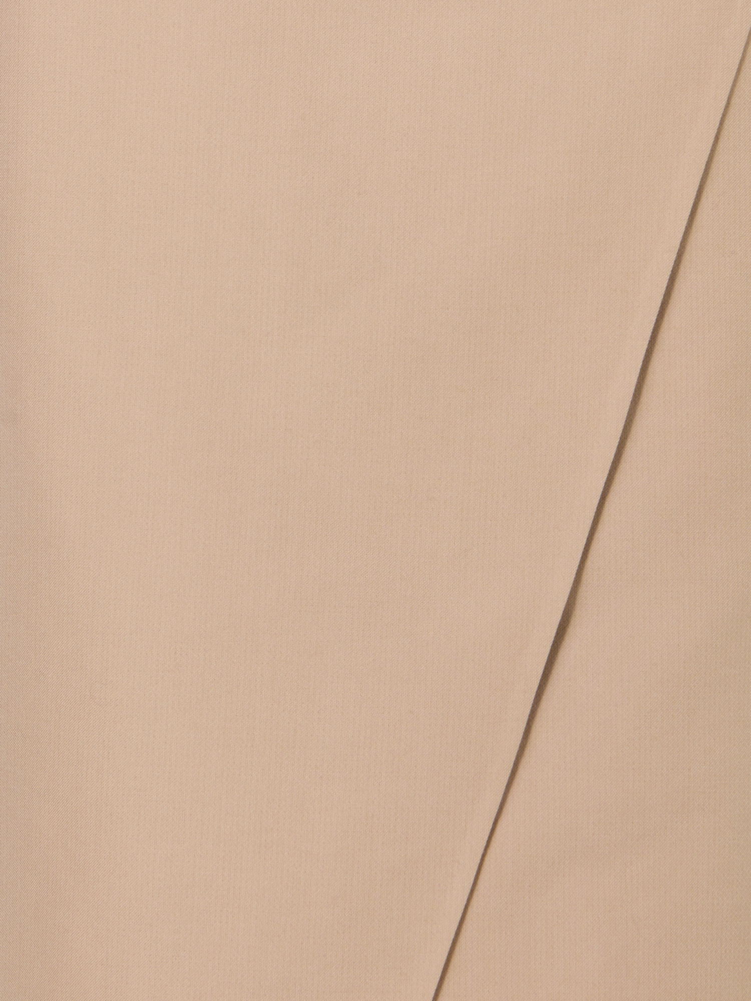Designer Bleistiftrock aus Baumwoll-Seide-Doubleface - Beige