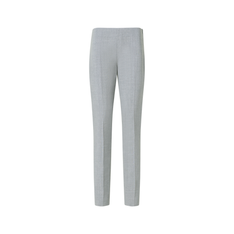 Slim Wool Double-Face Pants