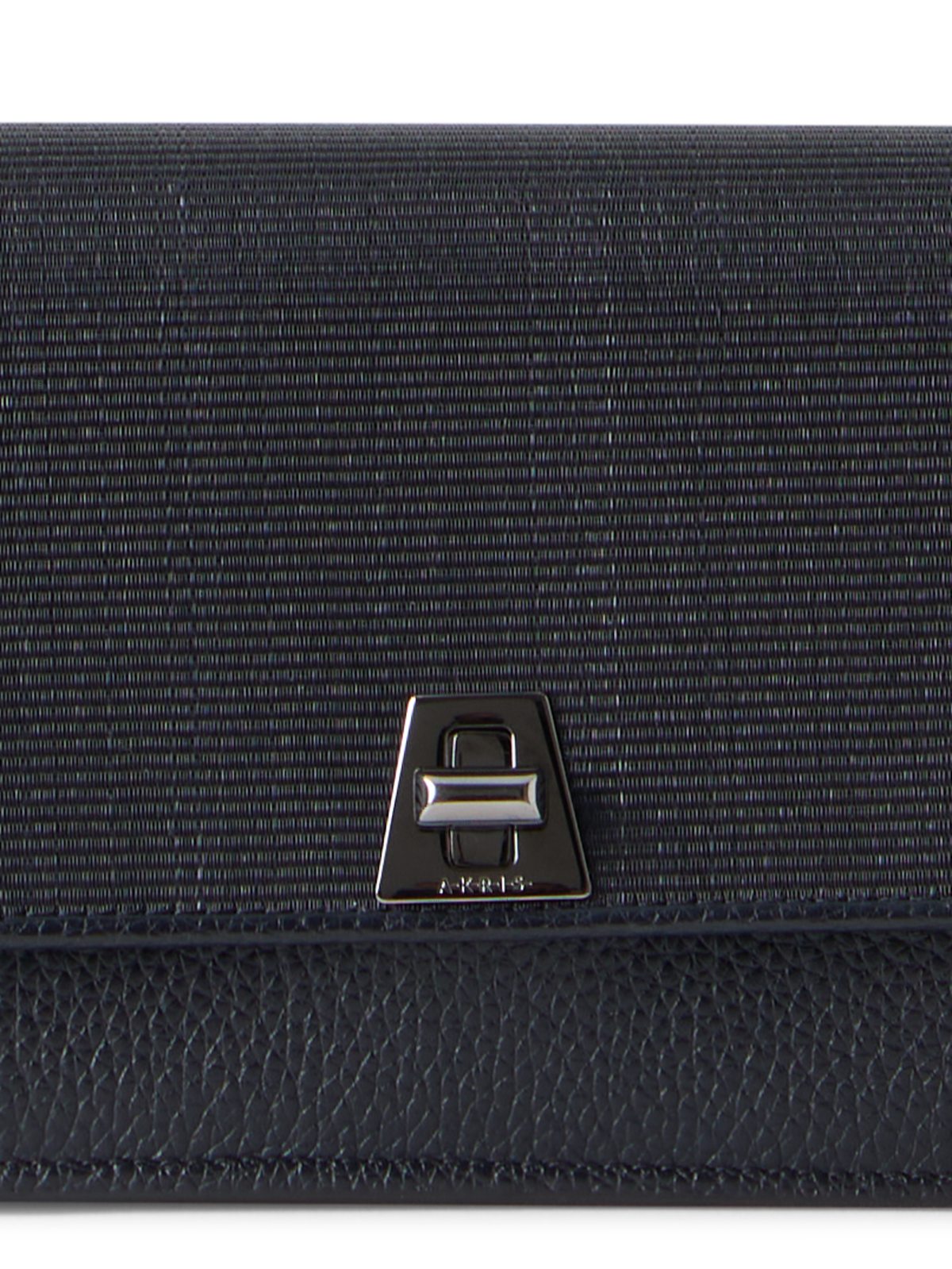 Designer Anouk Envelope Clutch mit Rosshaar-Überschlag - Schwarz