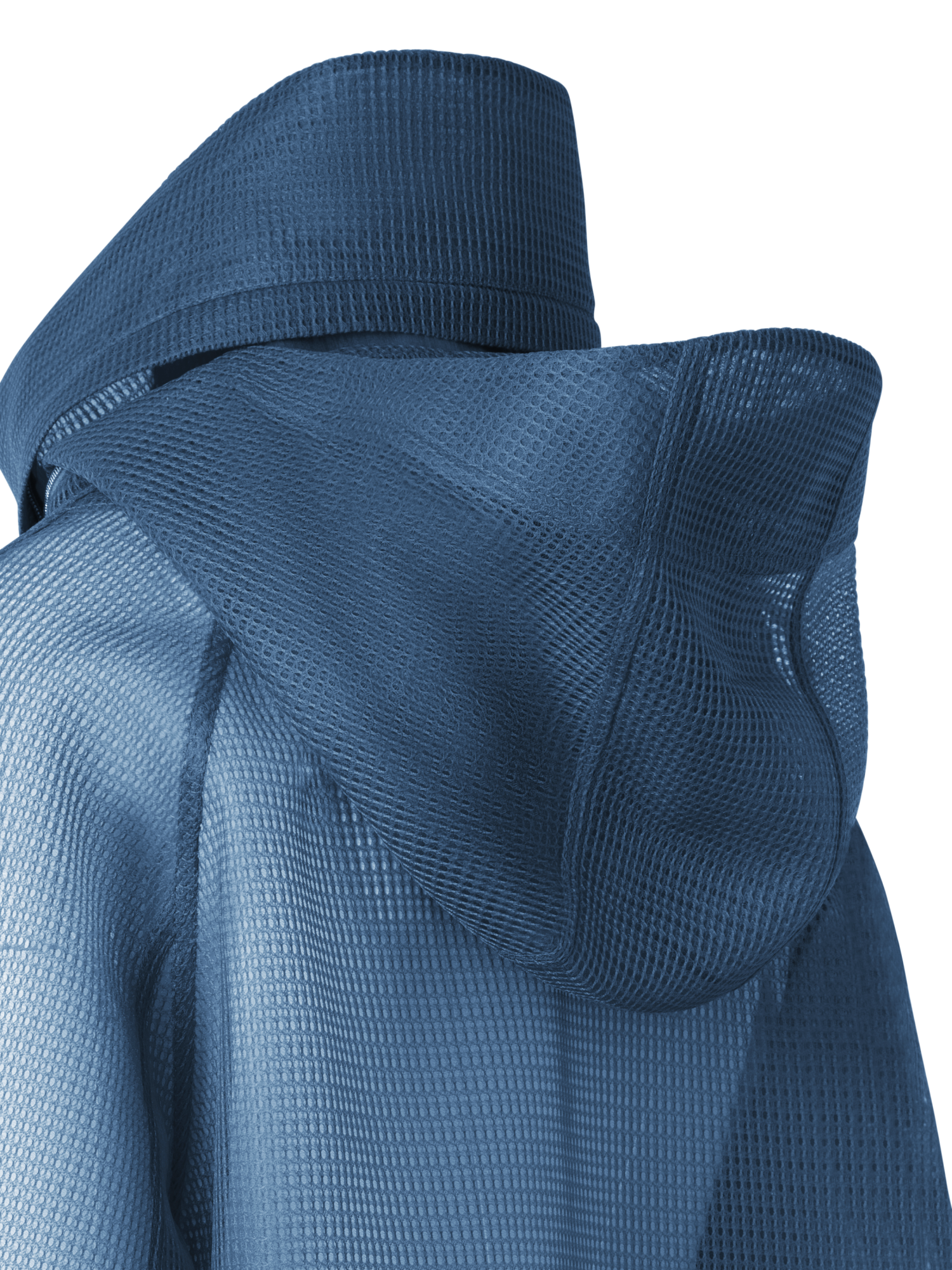 Designer Wasserabweisender Oversize-Parka - Blau