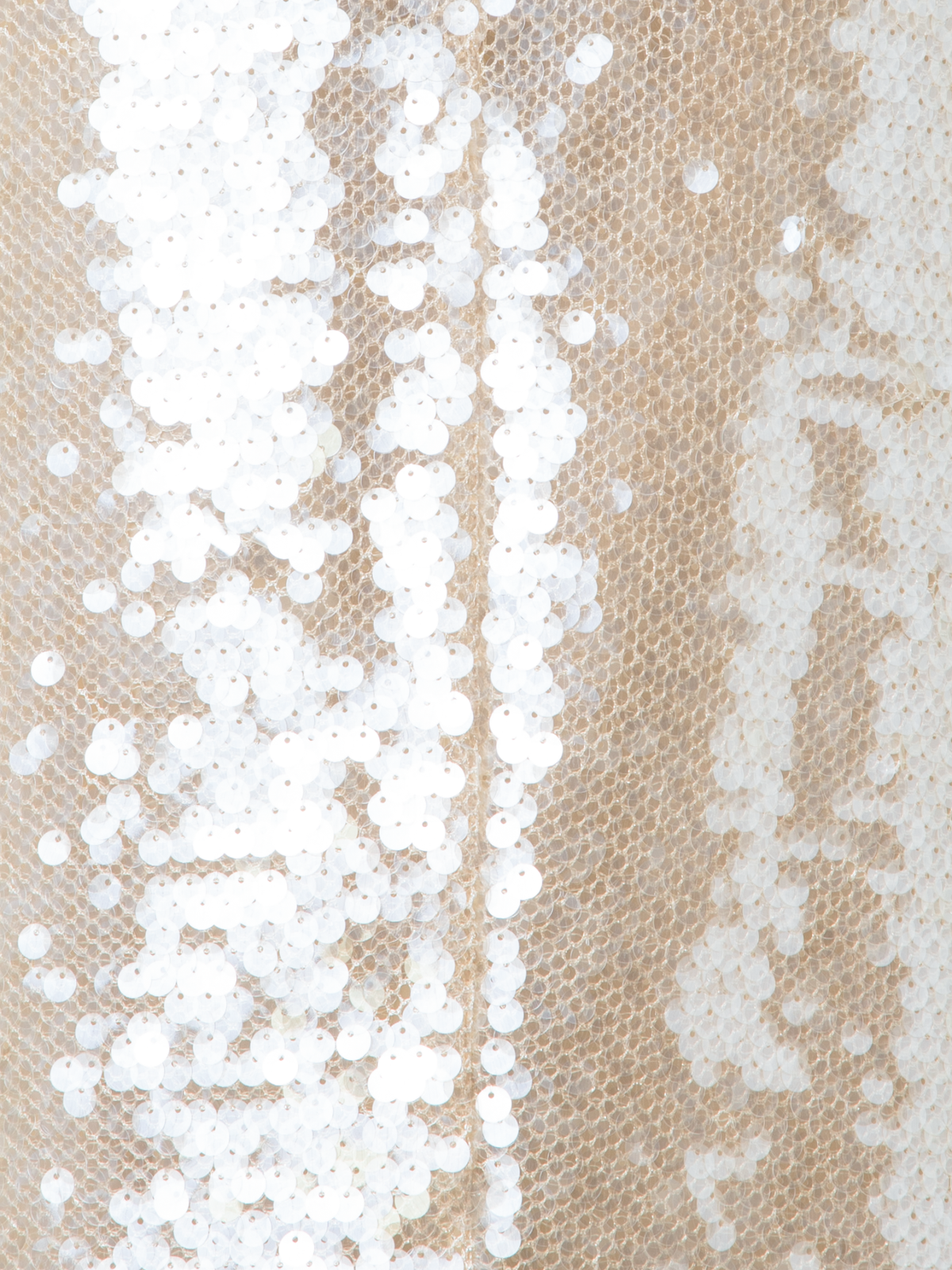 Designer Pailletten-Bleistiftrock - Grau - Beige