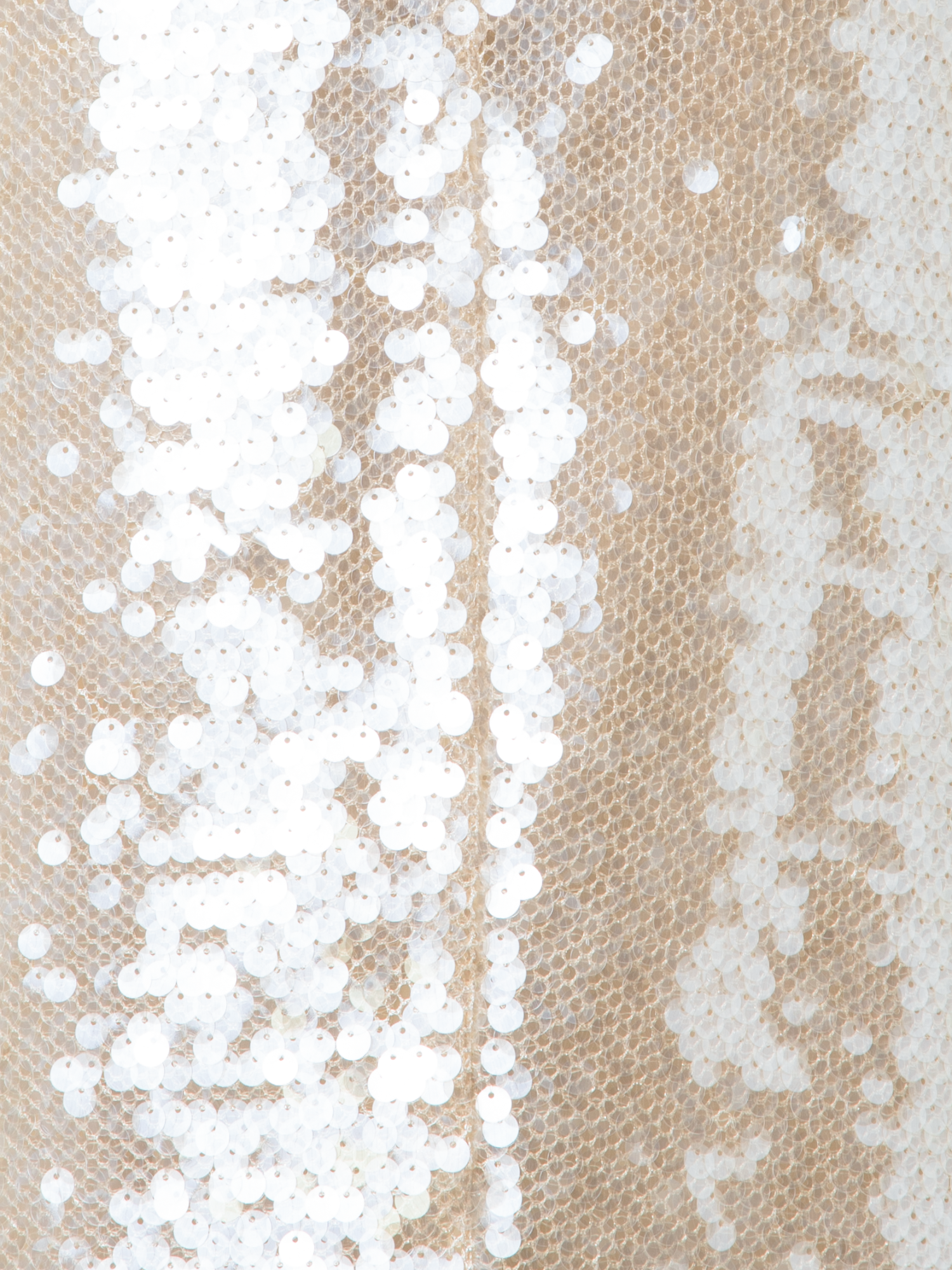 Designer Pailletten-Bleistiftrock - Grau - Beige