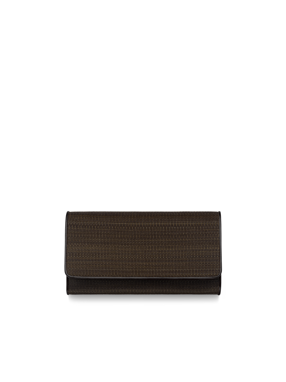 Designer Long Over Flap Wallet in Horshair, 19.2 x 10.6 x 3.2 cm - Braun