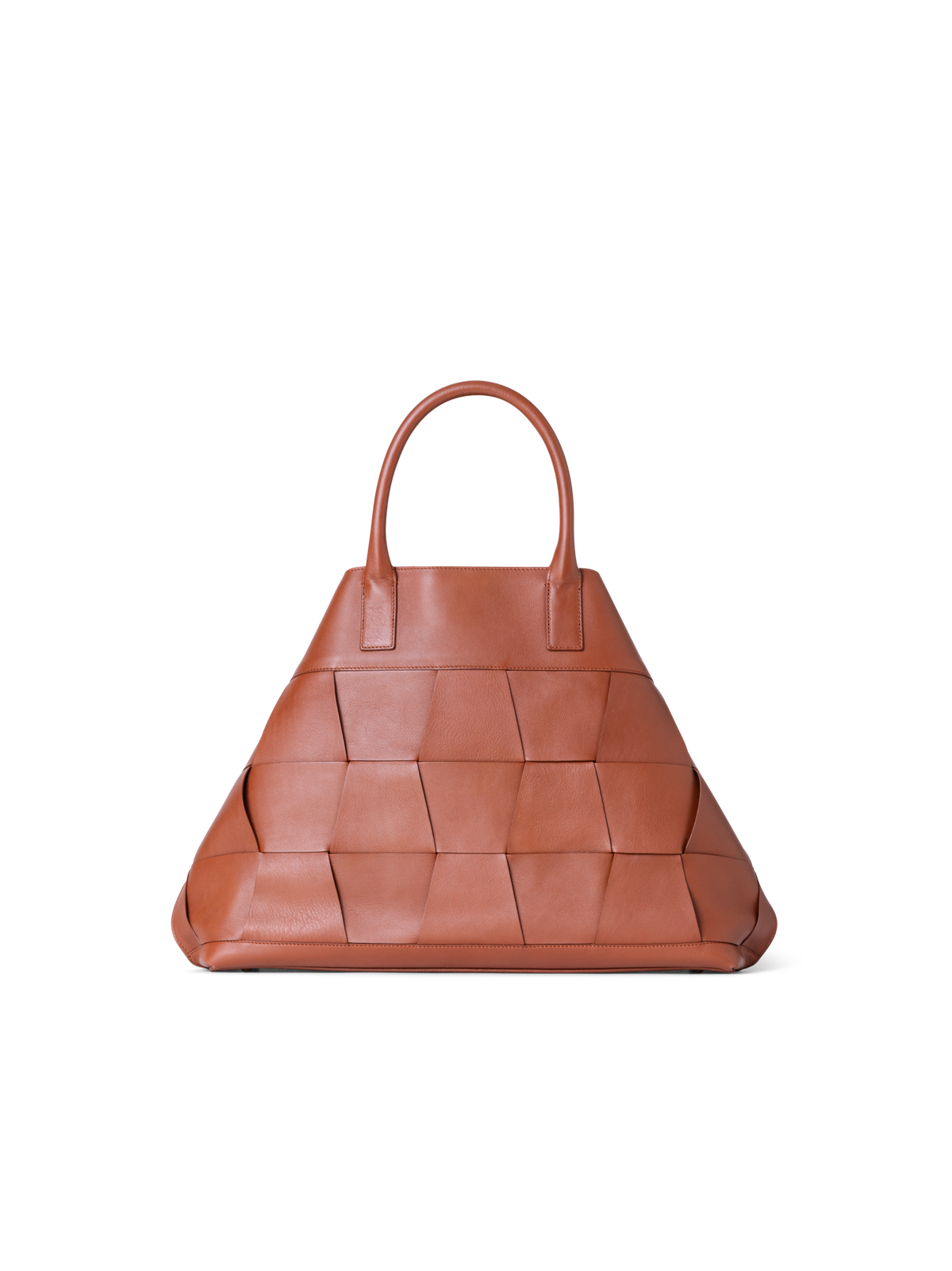 Designer Ai Medium Top Handle Tote - Braun