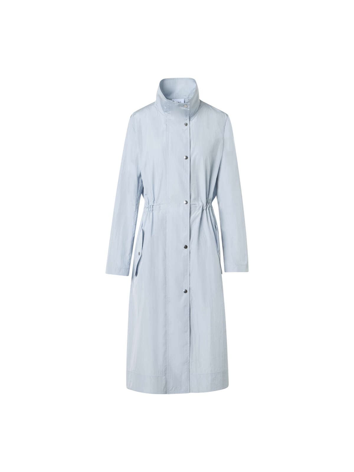 Designer Wasserabweisender leichter Midi-Parka - Blau