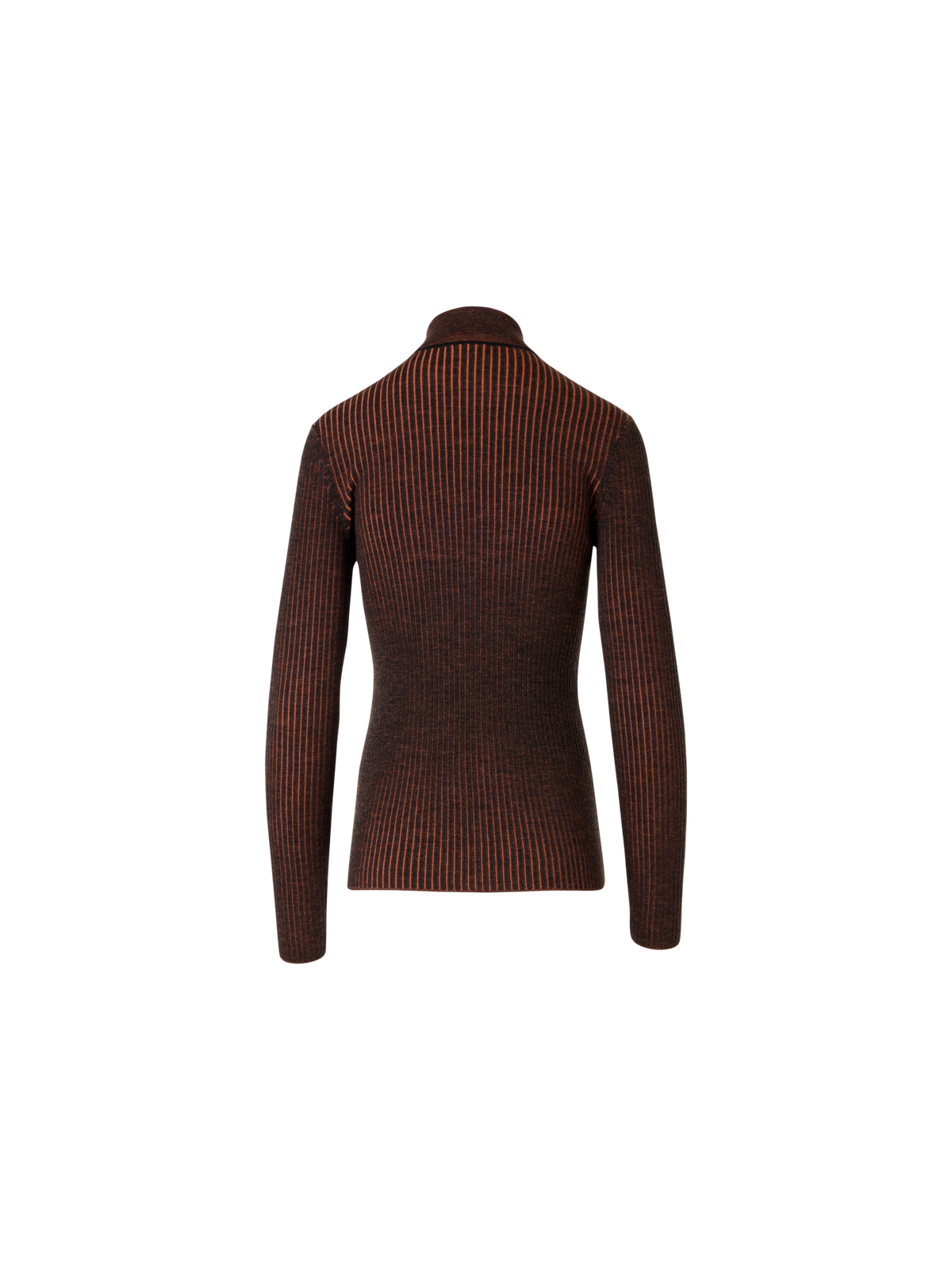Designer Langärmeliger Strickpullover aus Merinowolle - Bunt