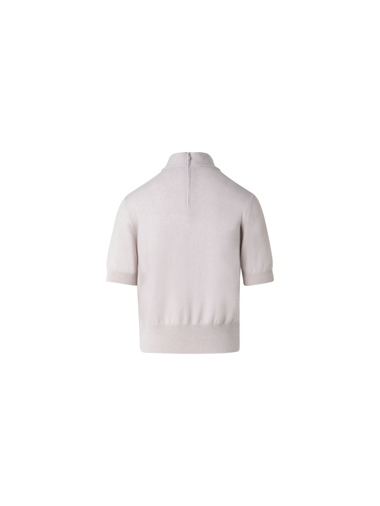 Designer Kaschmirpullover mit transparentem Streifen - Beige