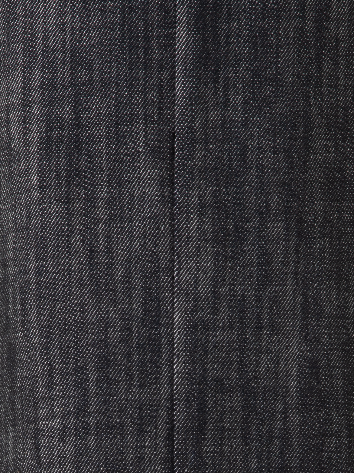 Designer Weite Hose aus Baumwoll-Denim - Schwarz