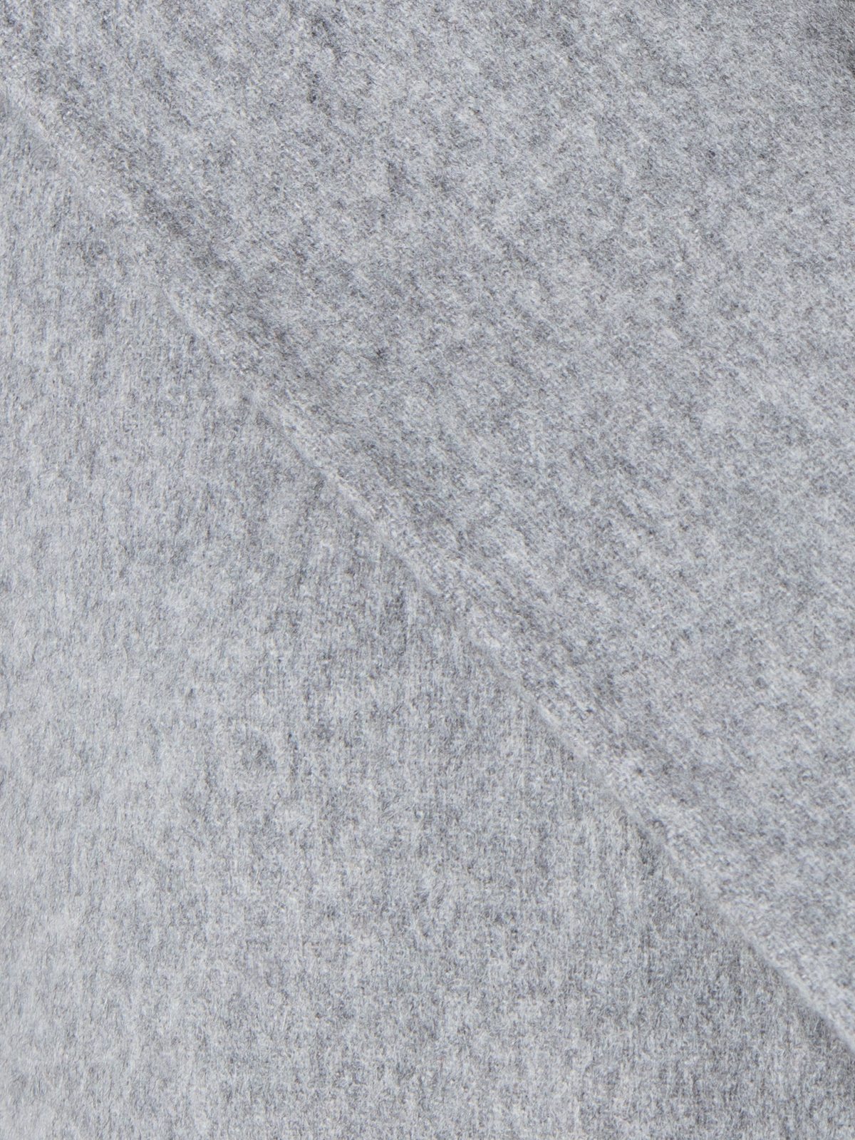 Designer Leichter Mantel aus Kaschmir-Doubleface - Grau