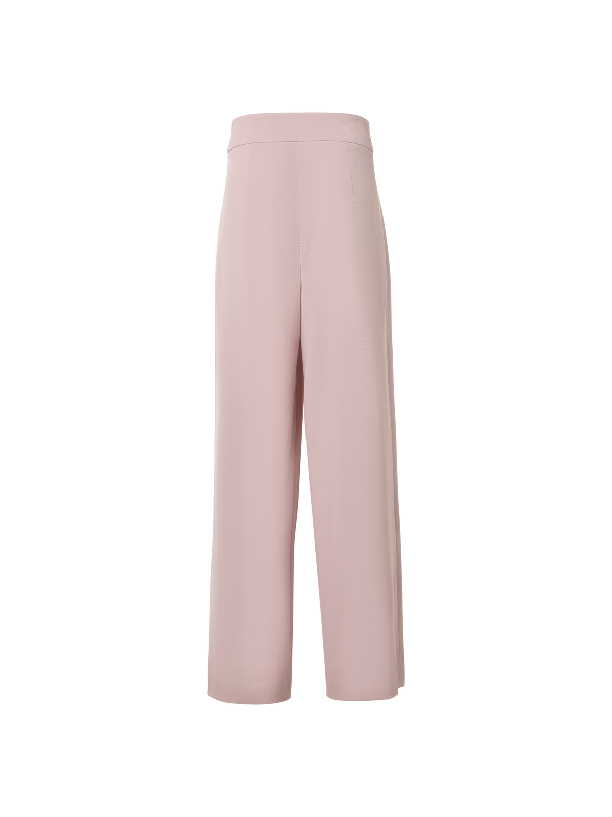 Designer Viscose-Linen Blend High-Waist Large Pleated Pants