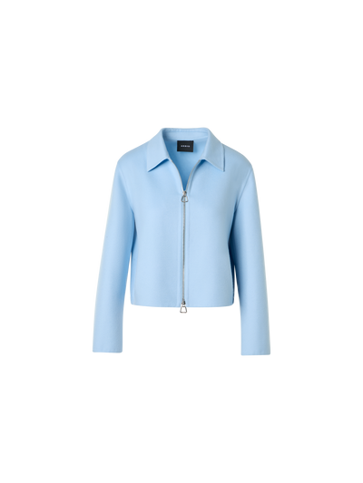 Designer Blouson aus Kaschmir Doubleface