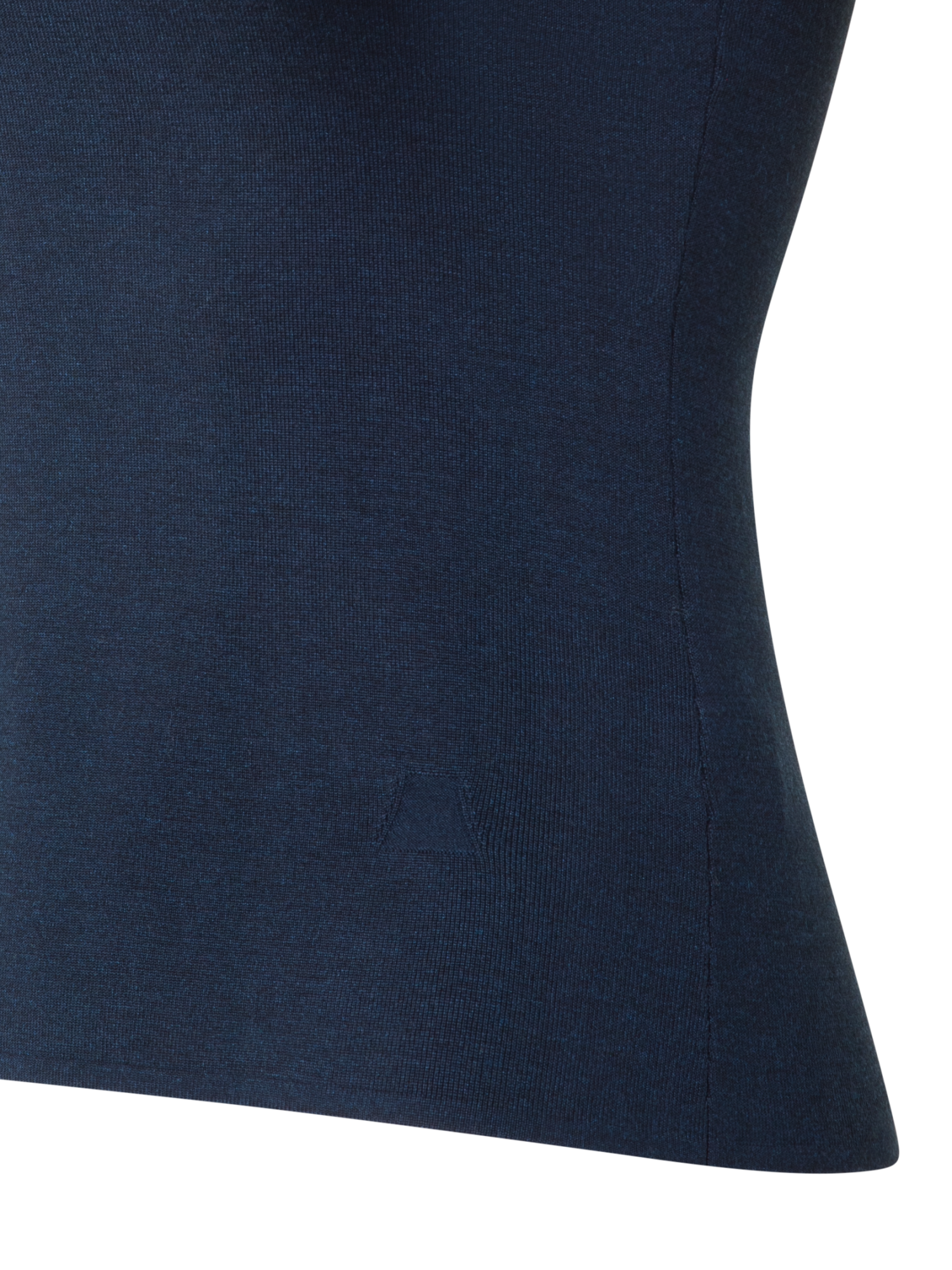 Designer Strick-Tank-Top aus Seiden-Stretch - Dunkelblau - Blau