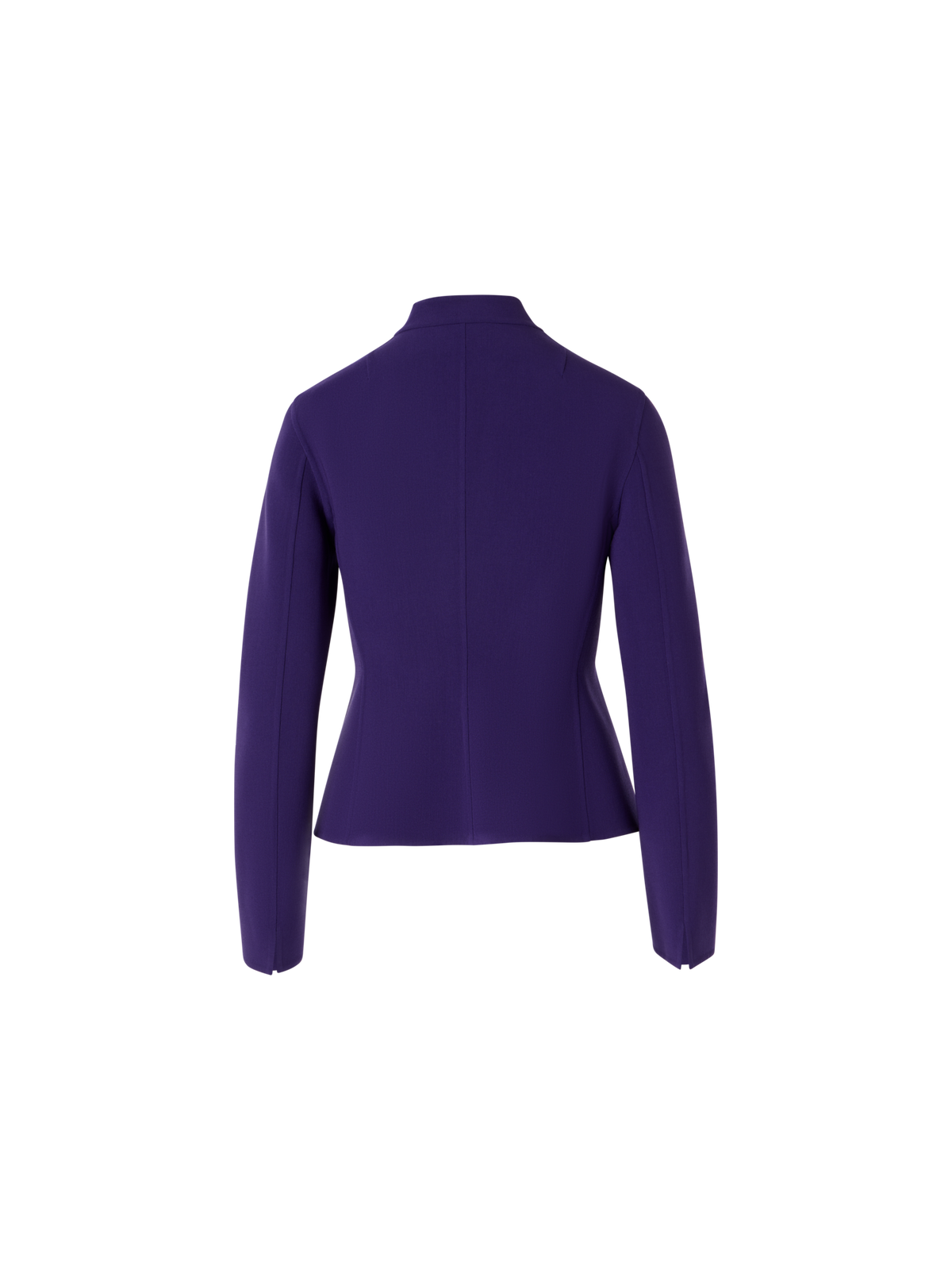 Designer Hamer Kurzjacke aus Bi-Stretch-Woll-Doubleface - Violett