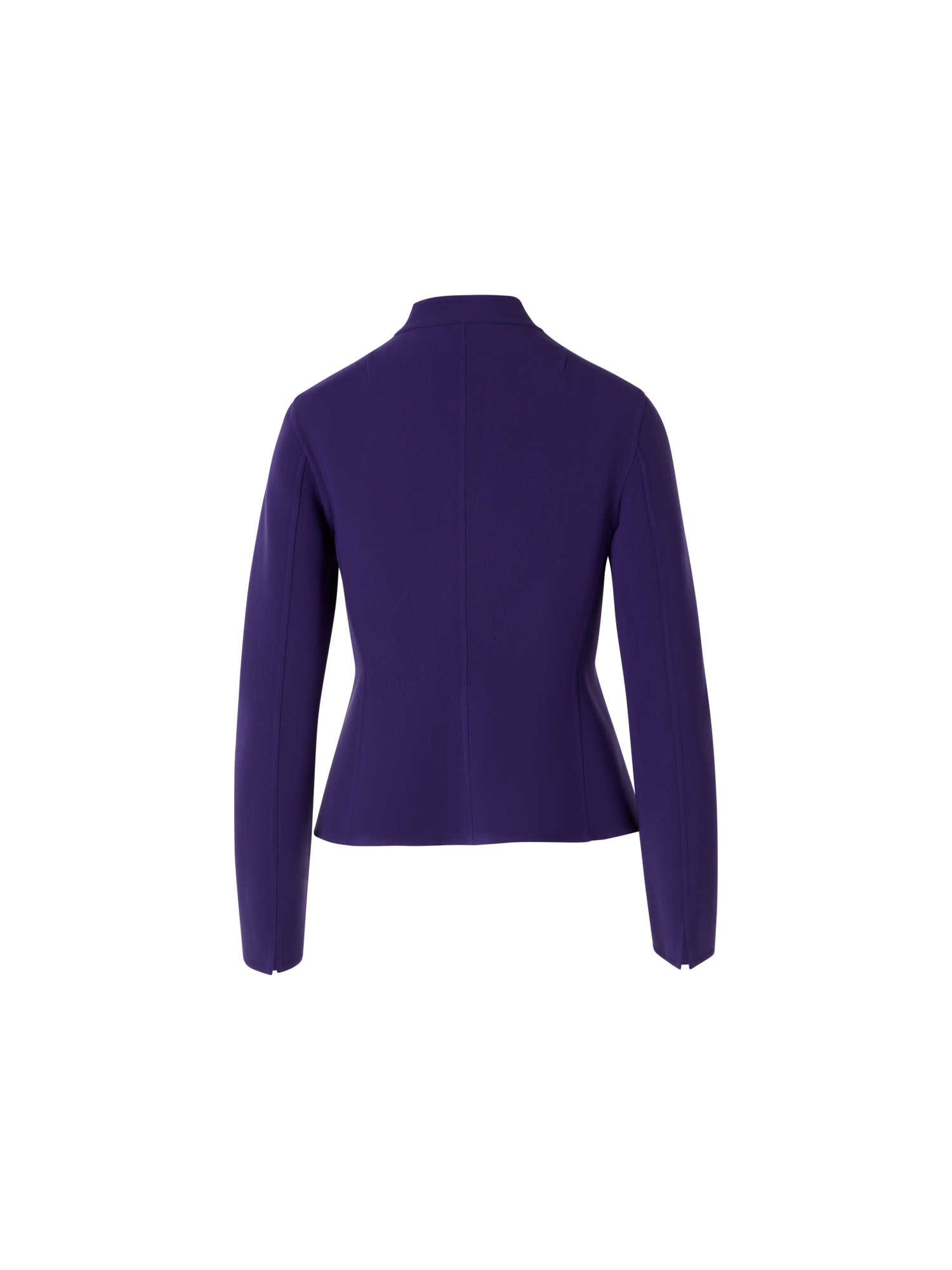 Designer Hamer Kurzjacke aus Bi-Stretch-Woll-Doubleface - Violett