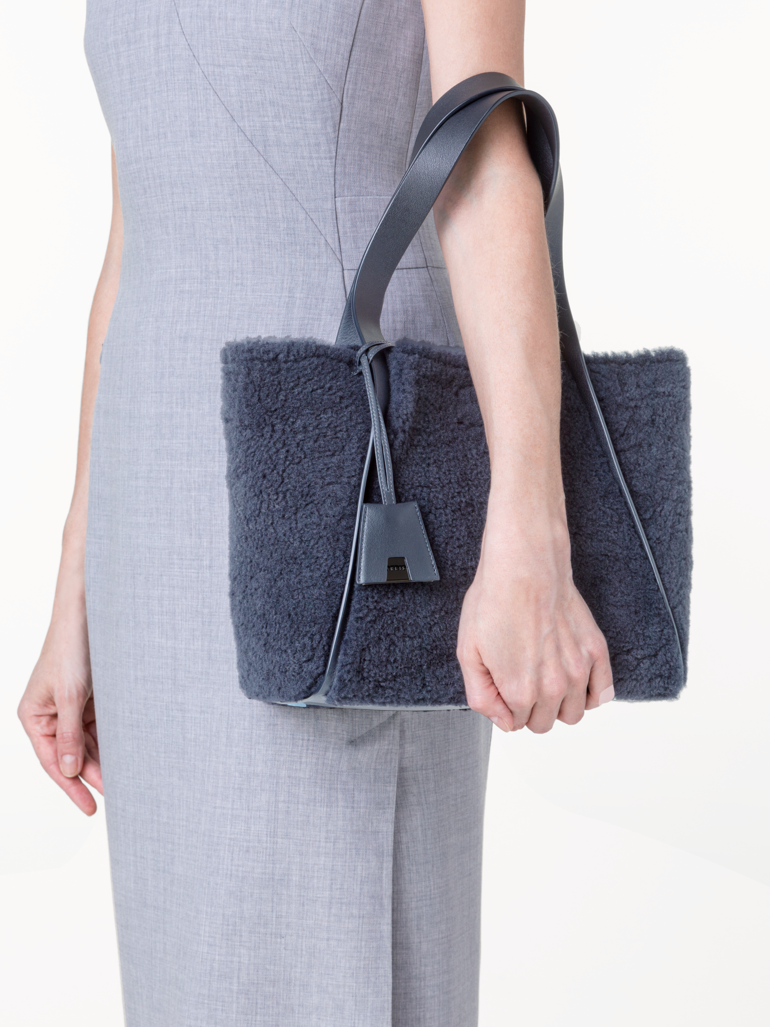 Designer Alex Small Tote - Reversible - Grau 