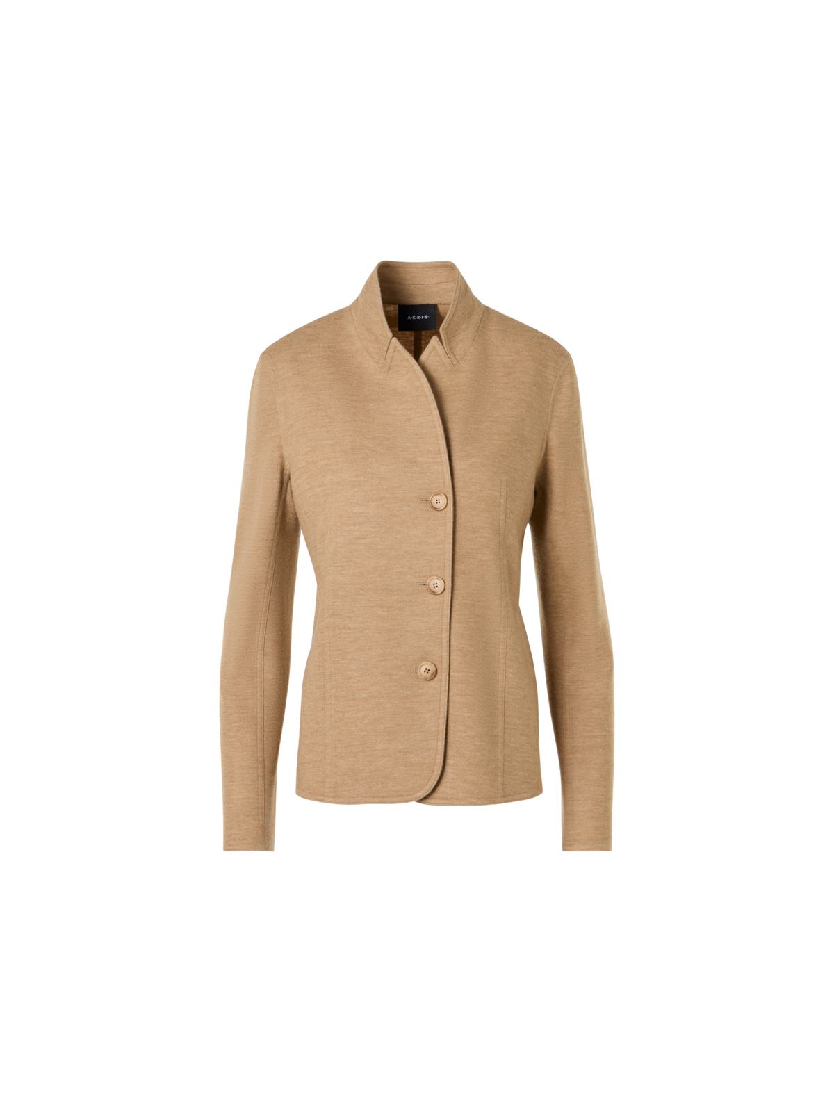 Designer Lima Kurzjacke aus Kaschmirjersey - Braun