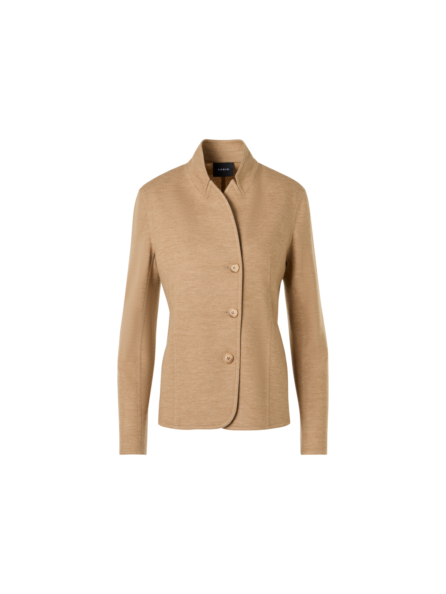 Designer Lima Kurzjacke aus Kaschmirjersey - Braun
