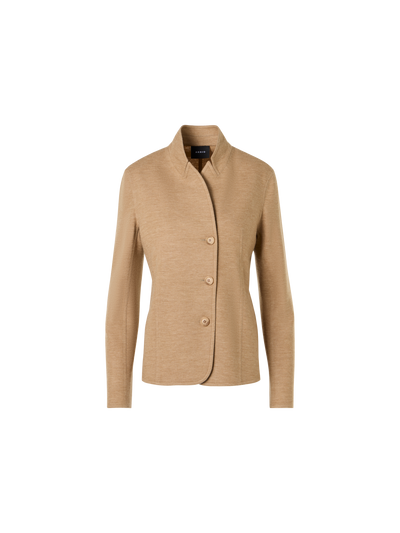Designer Lima Kurzjacke aus Kaschmirjersey - Braun