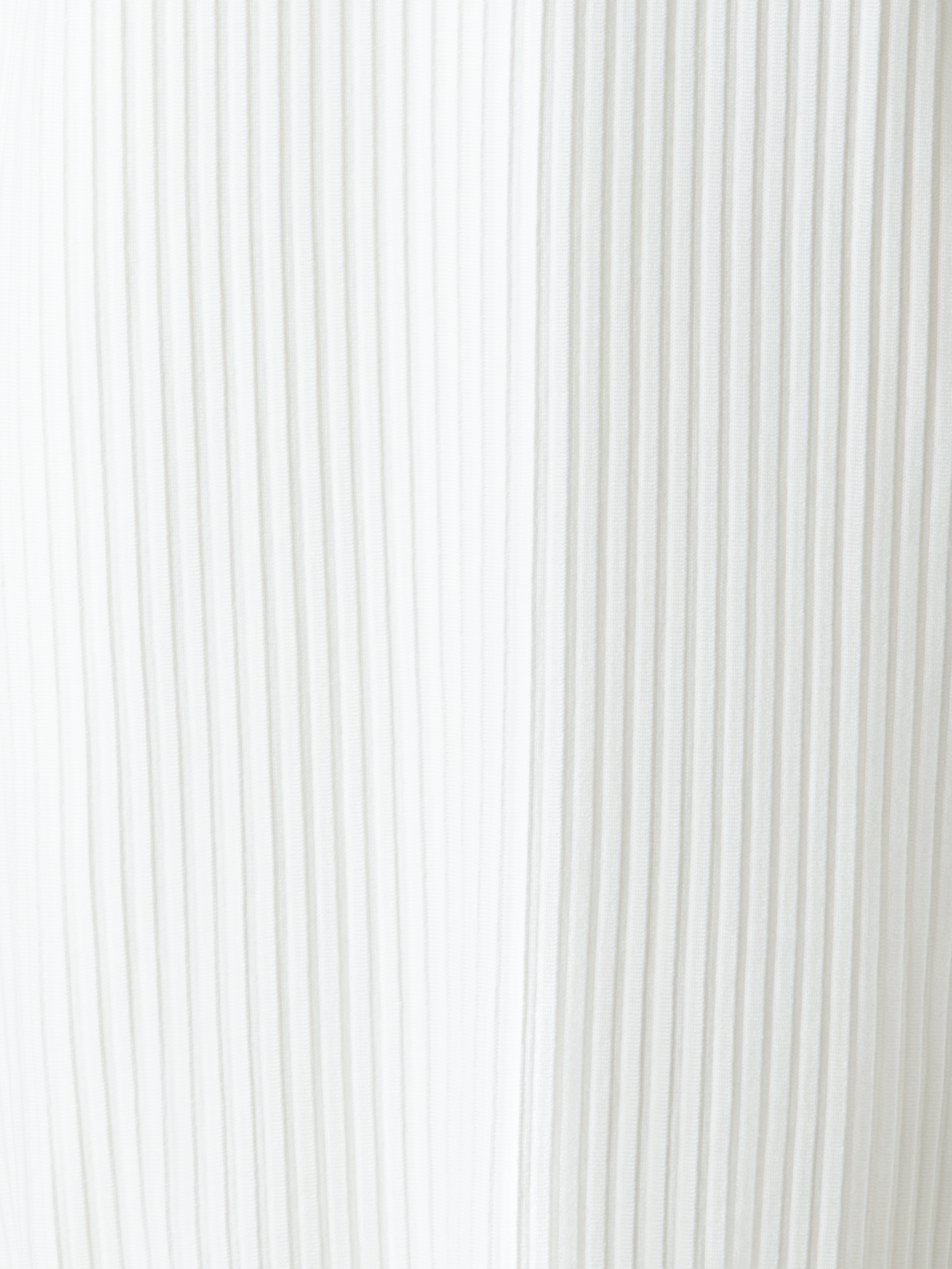 Designer Halbtransparentes Strickkleid - Ecru - Weiss