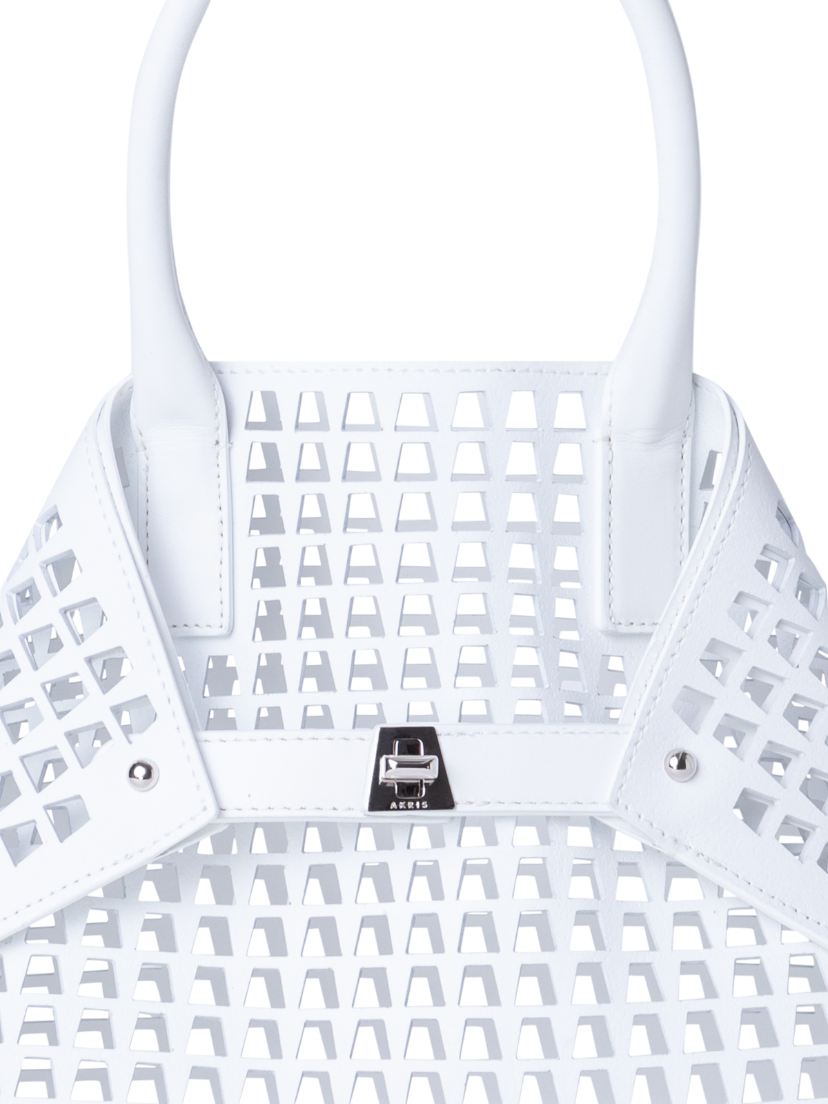 Designer Ai Little Top Handle Tote - Weiss