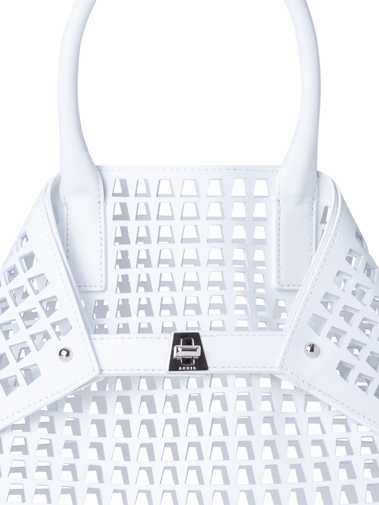 Designer Ai Little Top Handle Tote - Weiss