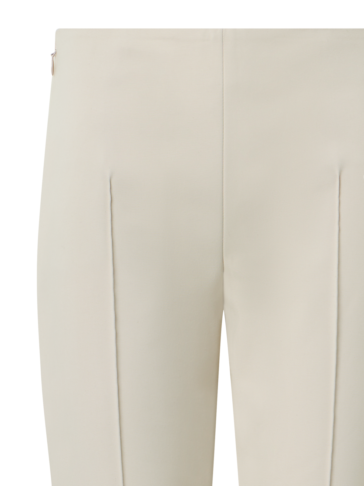 Designer Schmale Techno-Stretch-Hose aus Baumwolle - Beige