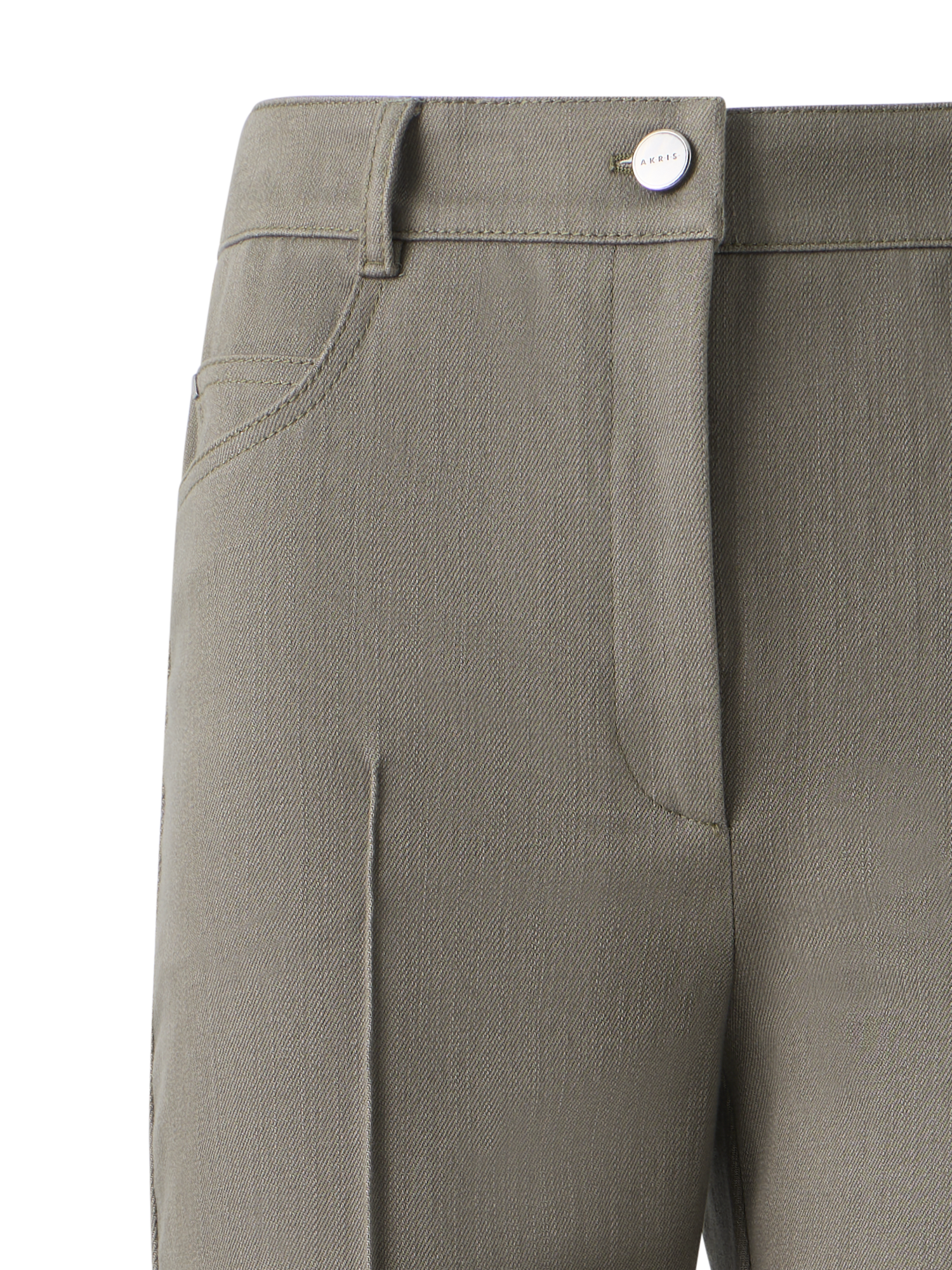 Designer Farid Bootcut-Hose aus Baumwolldenim - Beige