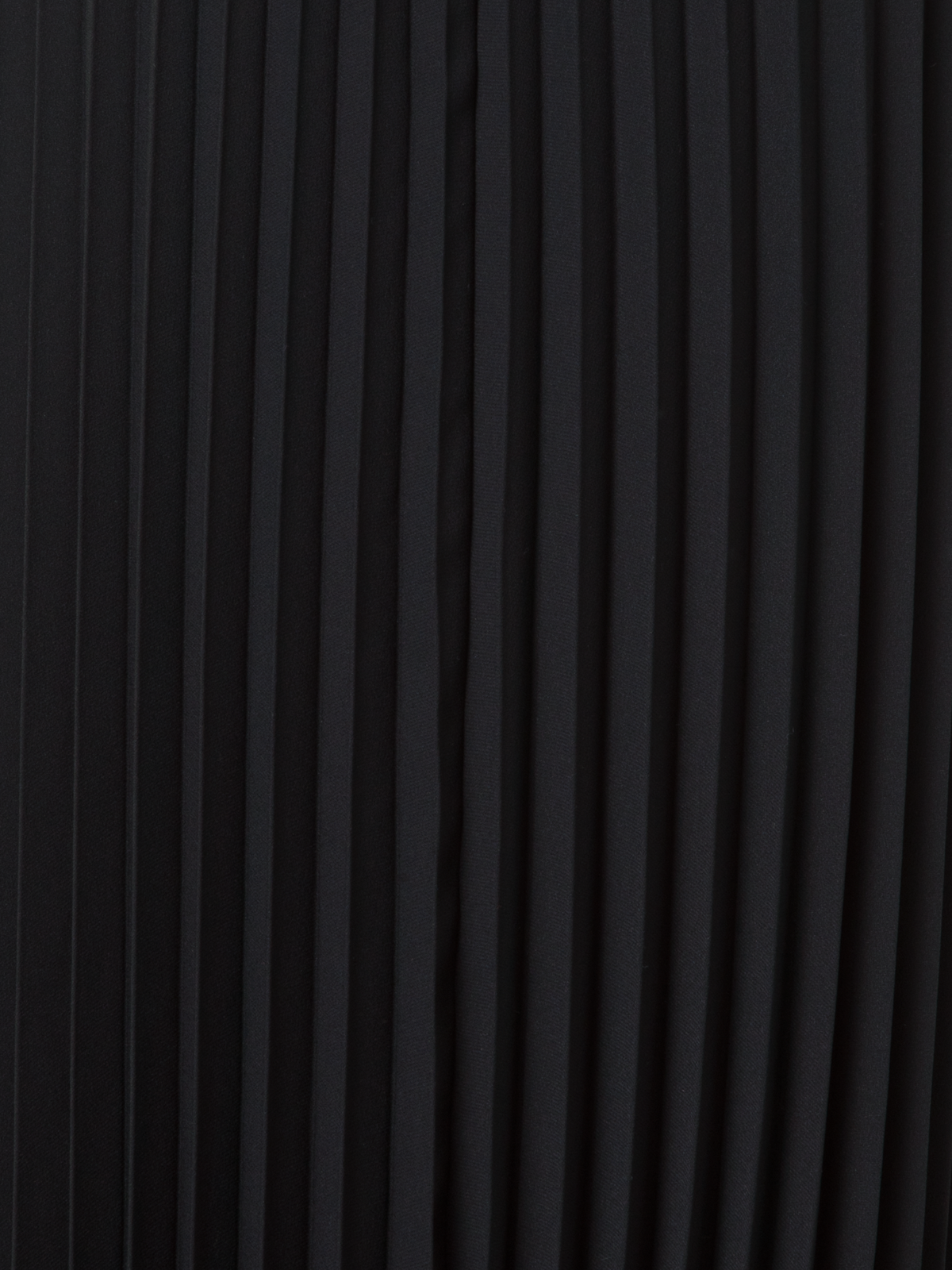 Designer Plissee Midirock - Schwarz
