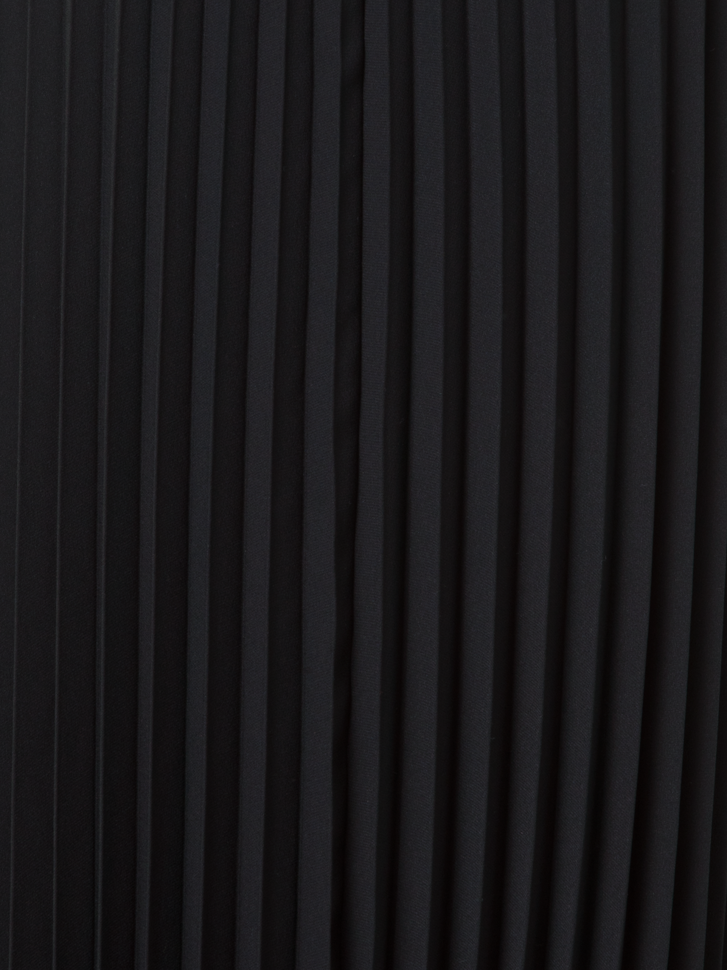 Designer Plissee Midirock - Schwarz