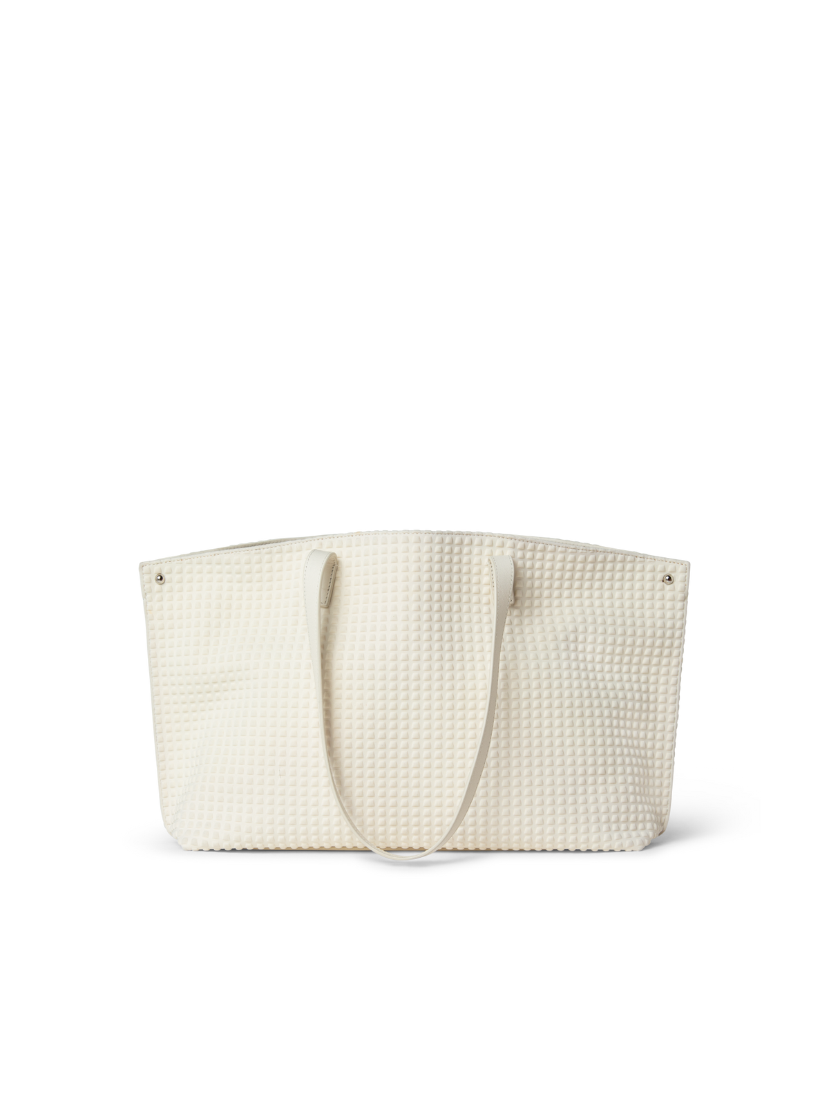 Designer Ai Small Shoulder Tote - Weiss