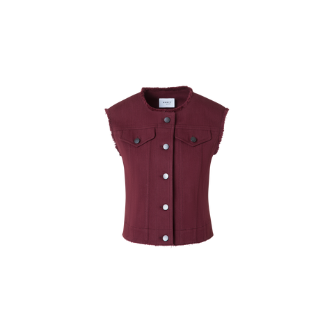 Cotton Stretch Denim Gilet