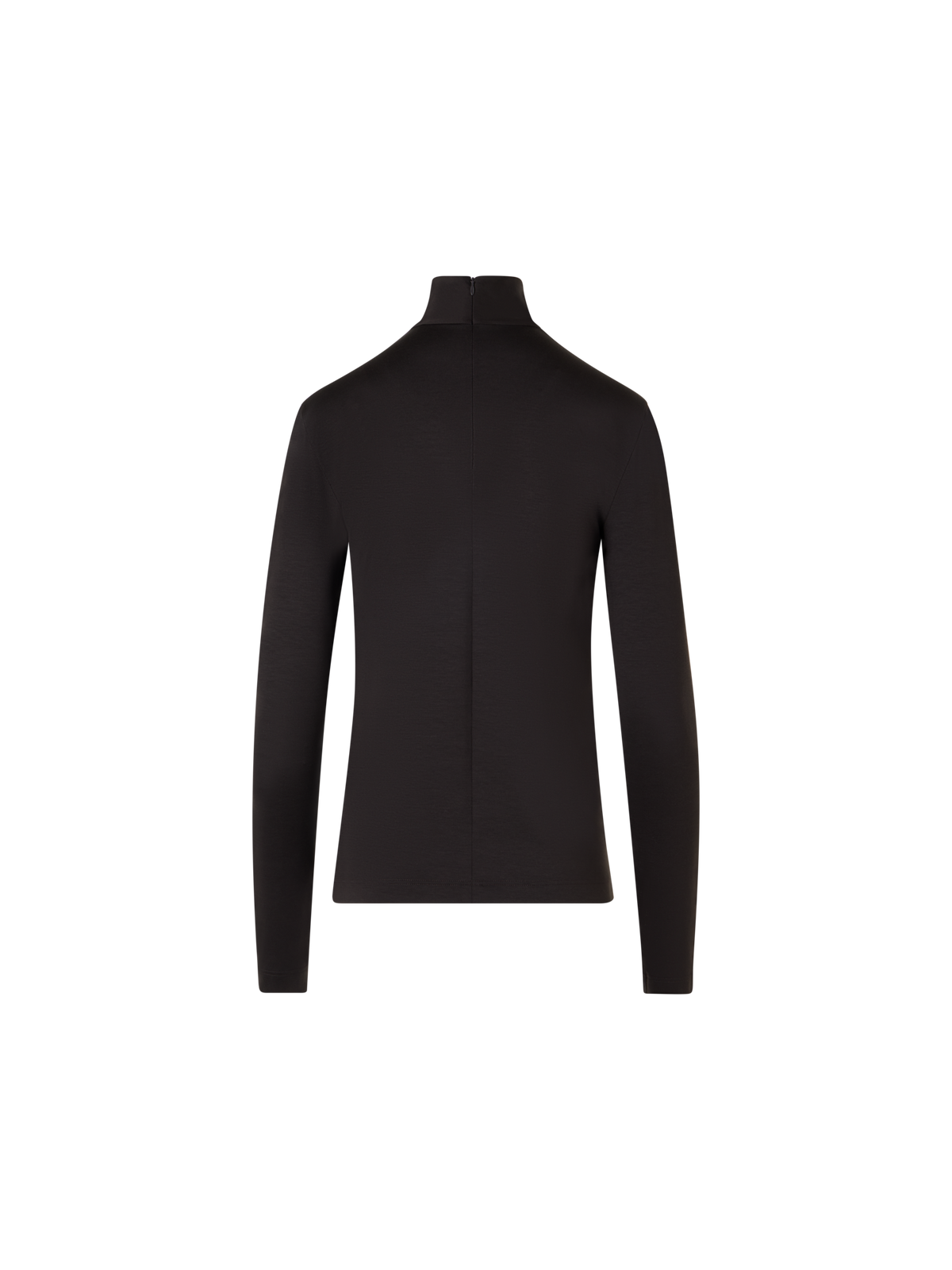 Designer Tailliertes Modal-Shirt mit Punto Dot Detail - Braun
