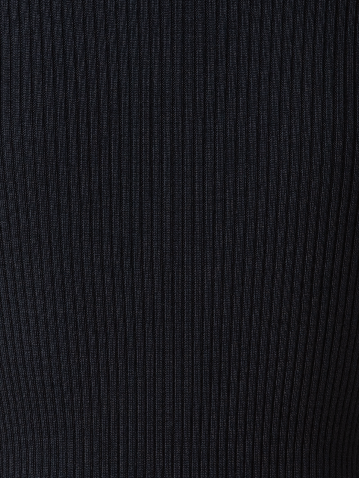 Designer Kurzarmpullover aus Virgin Wool - Schwarz