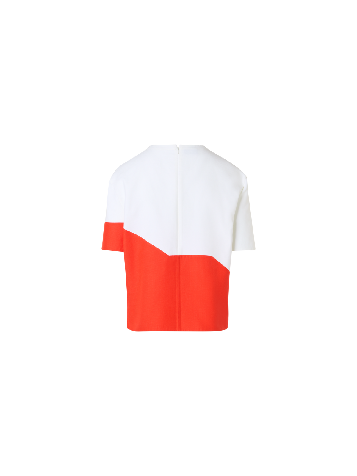 Designer Kastige Bluse mit Polygon-Druck - Bunt