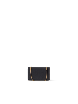 Designer Alice Abendtasche aus Rosshaar - Schwarz