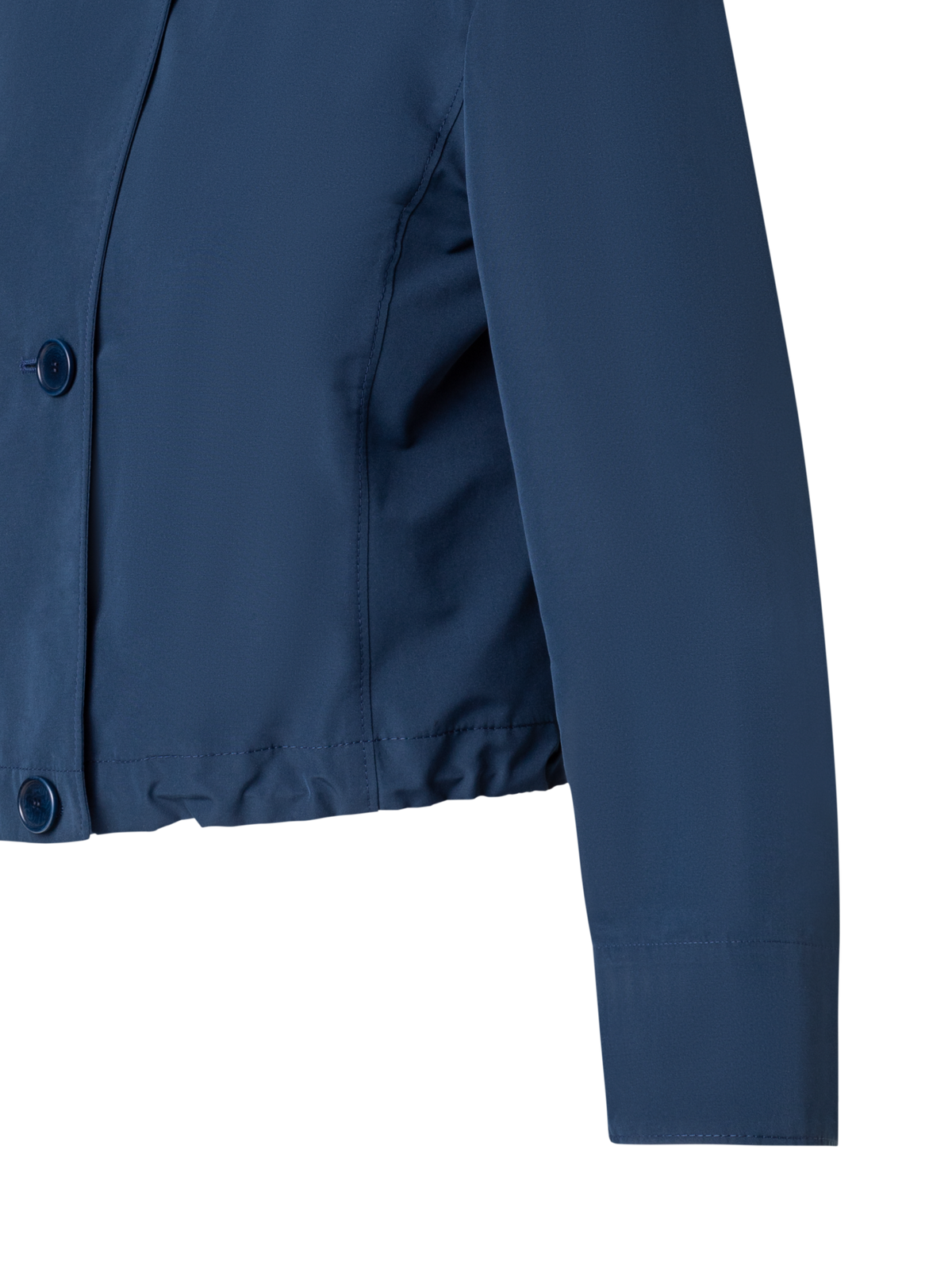 Designer Kurze Techno-Taft-Jacke - Dunkelblau - Blau