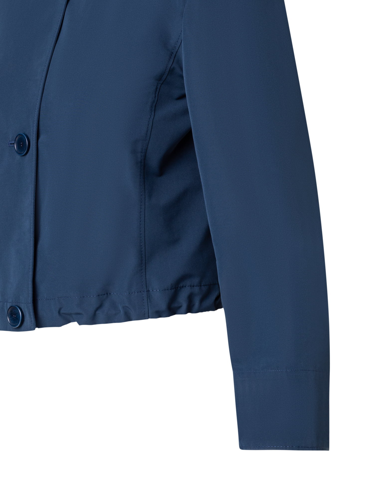 Designer Kurze Techno-Taft-Jacke - Dunkelblau - Blau