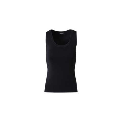 Strick-Tank-Top aus Seiden-Stretch