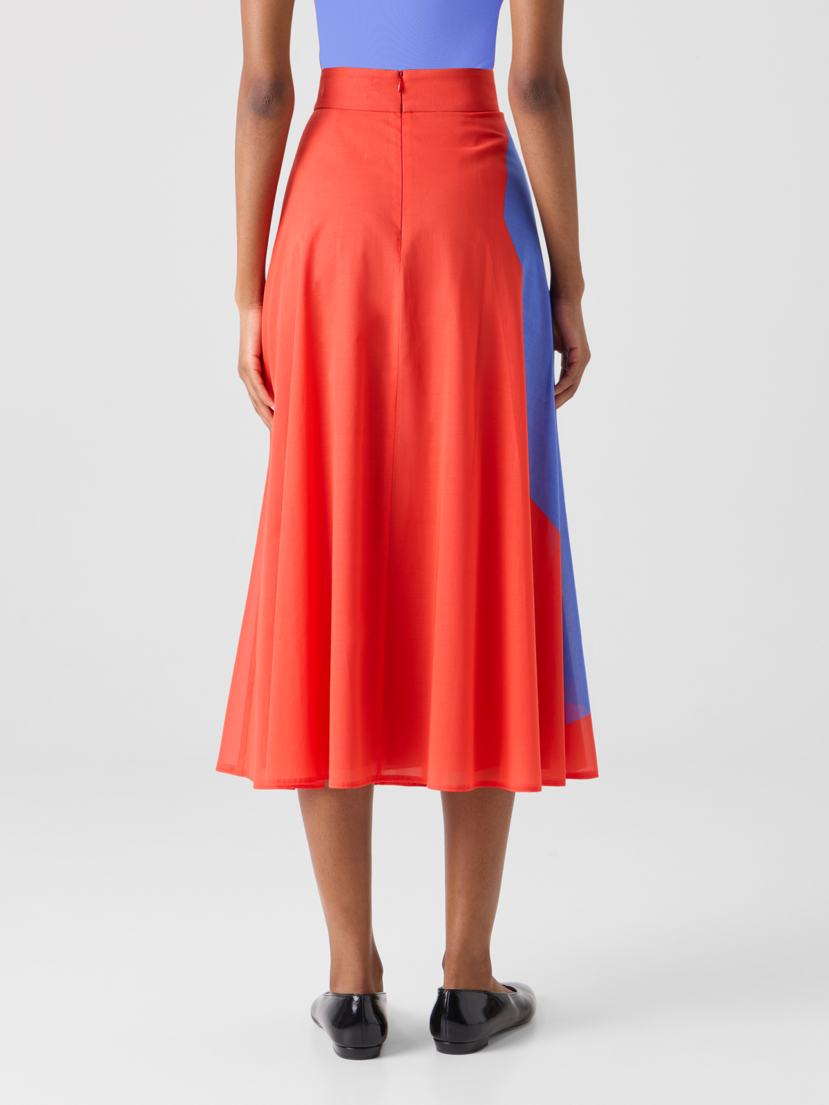 Designer Midirock mit High-Plains-Print - Bunt #editorial