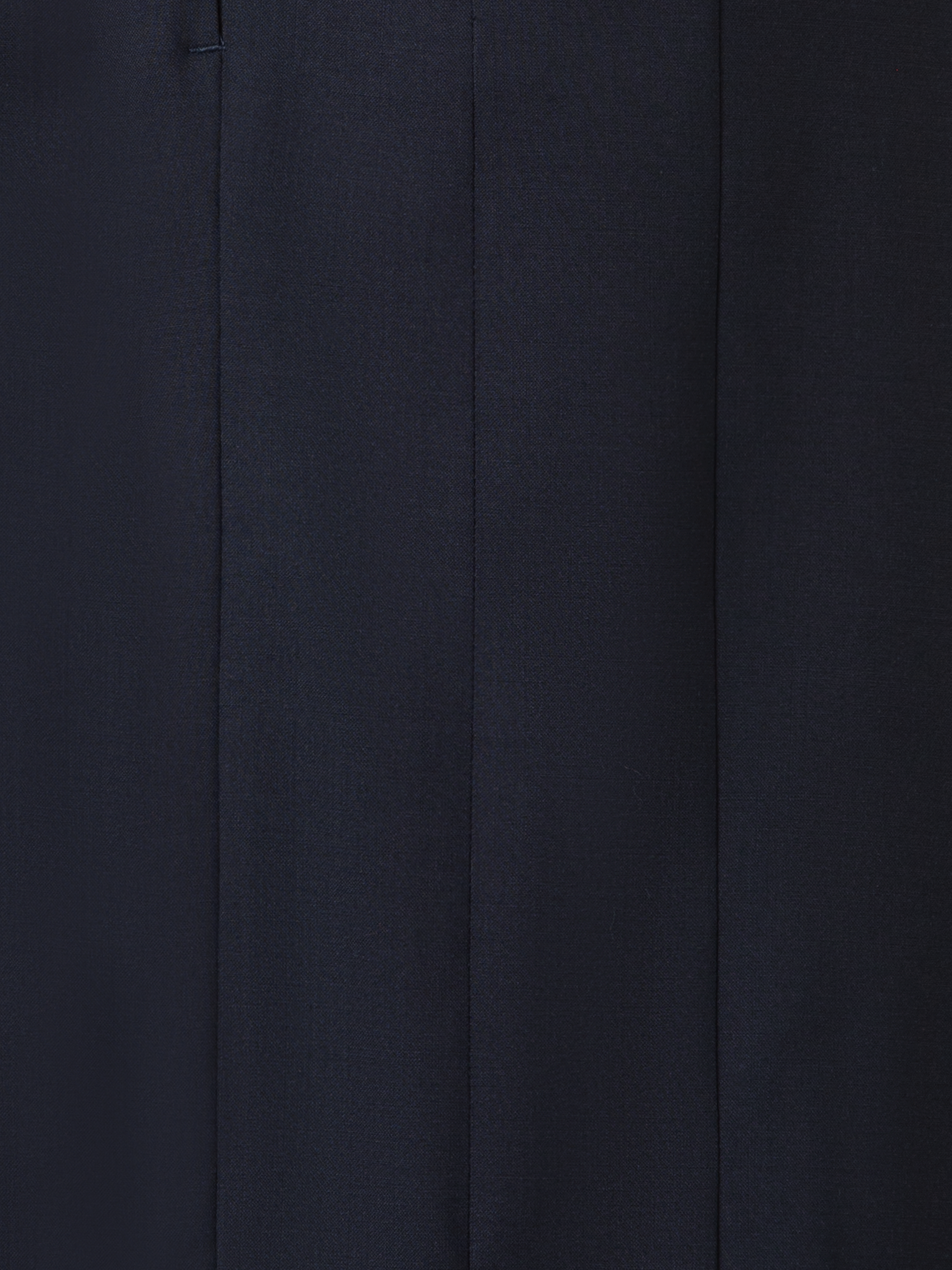 Designer Weite Bermudashorts aus Cool Wool - Dunkelblau