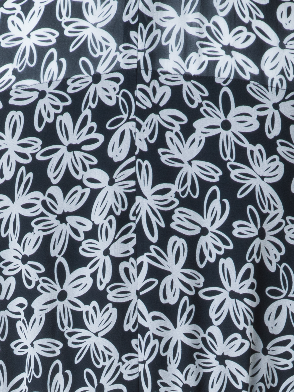 Designer Ärmelloses Midikleid mit Blumendruck - Schwarz - Bunt