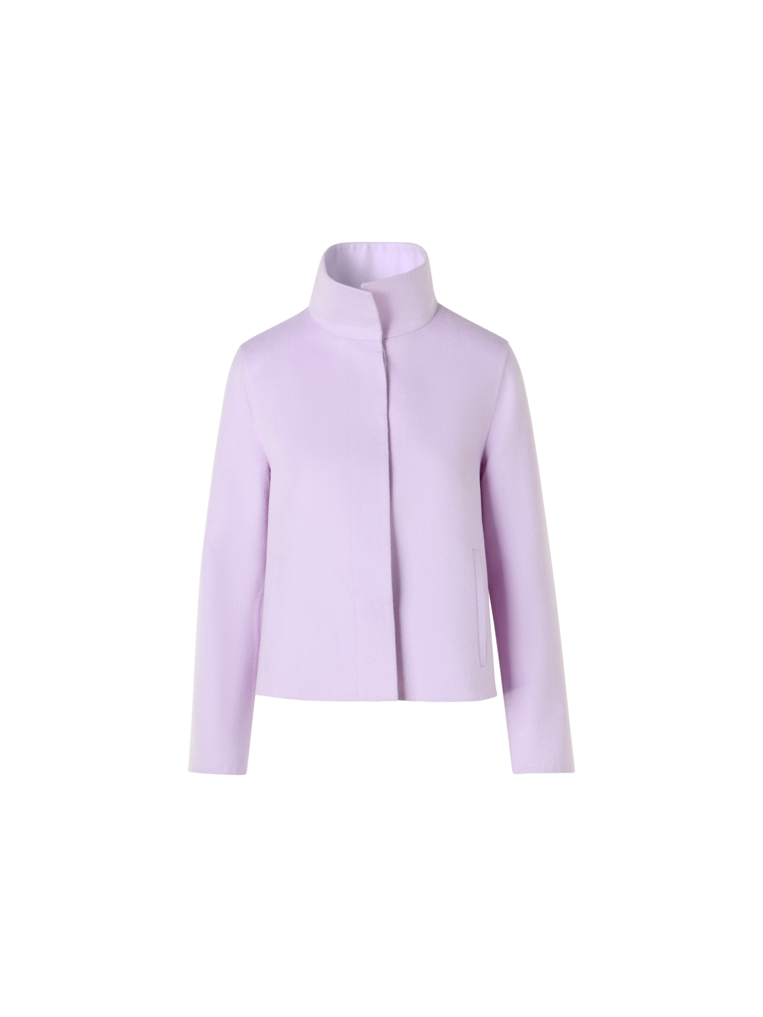 Designer Castro Jacke aus Kaschmir-Seide-Doubleface