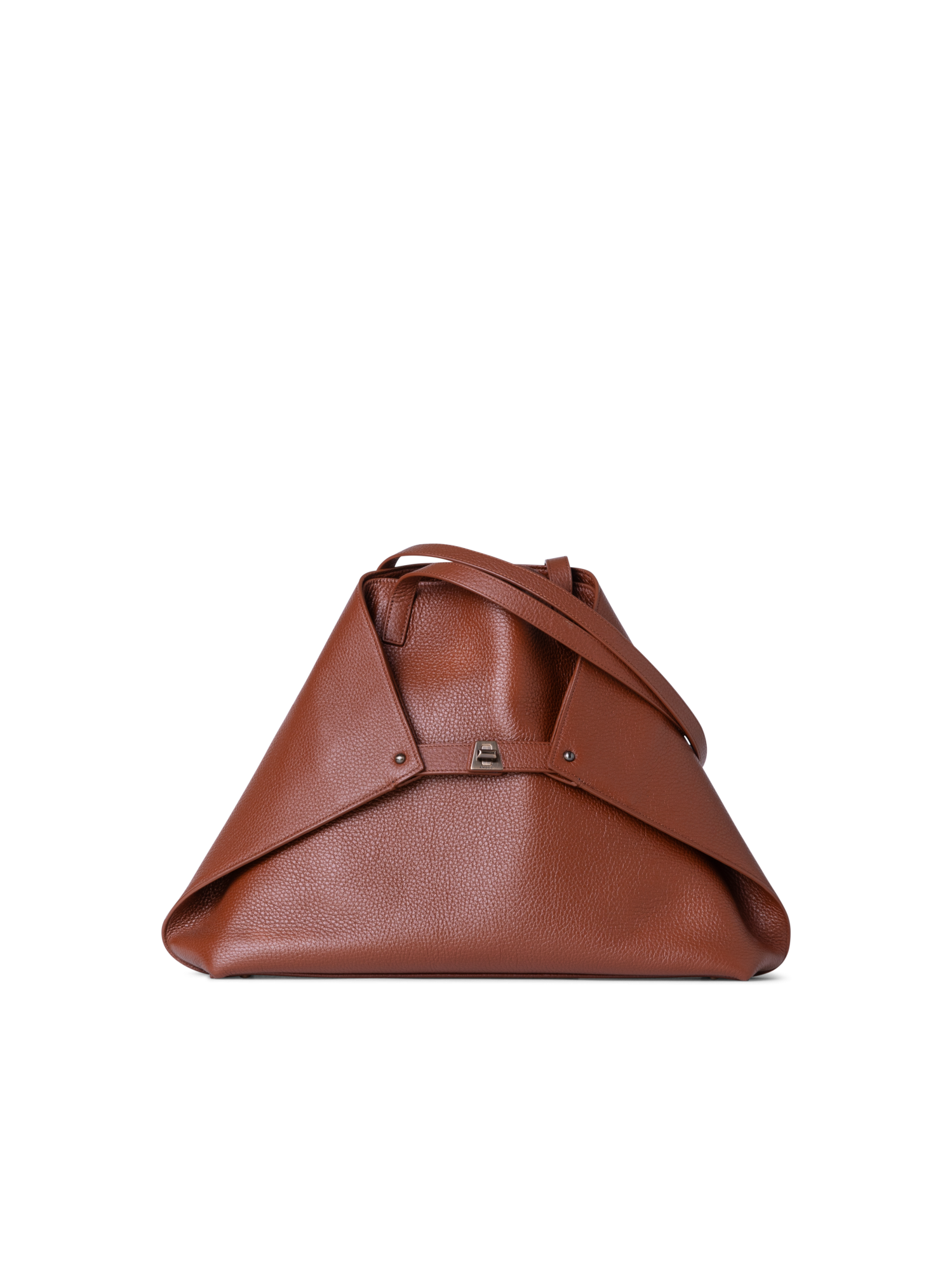 Designer Ai Medium Shoulder Tote - Braun